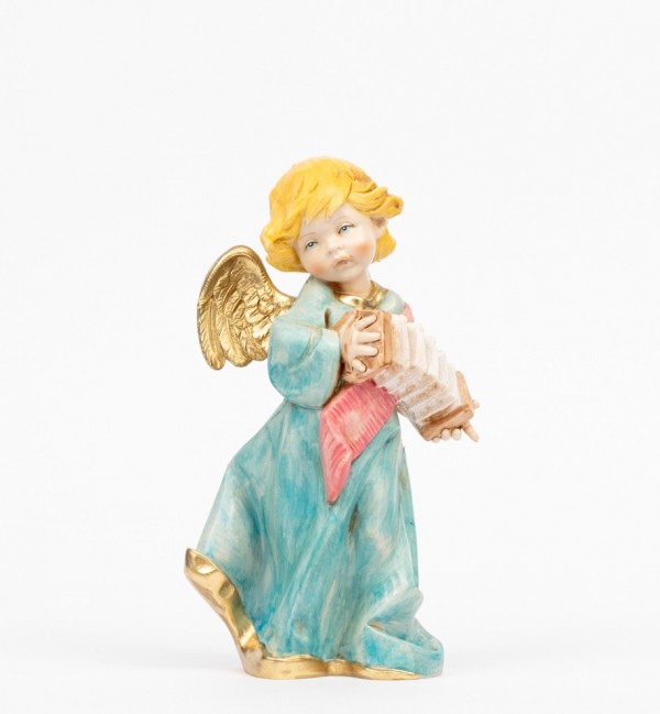 Angelo con fisarmonica (564) tipo porcellana cm.20,5