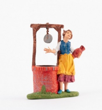 Pastorella (272) per presepe colori tradizionali cm.10