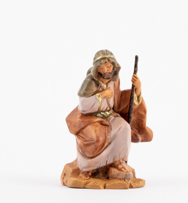 San Giuseppe in ginocchio per presepe stile arabo 12 cm