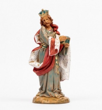 Re bianco (3) per presepe cm.30