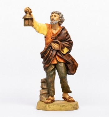 Pastore (8) in resina per presepe cm.65