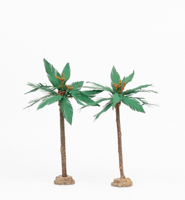 Palme con base in resina (812) per presepe 12 cm 