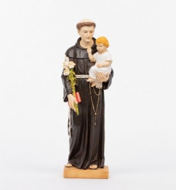 Statua Sant'Antonio con Bambino in resina 52 cm