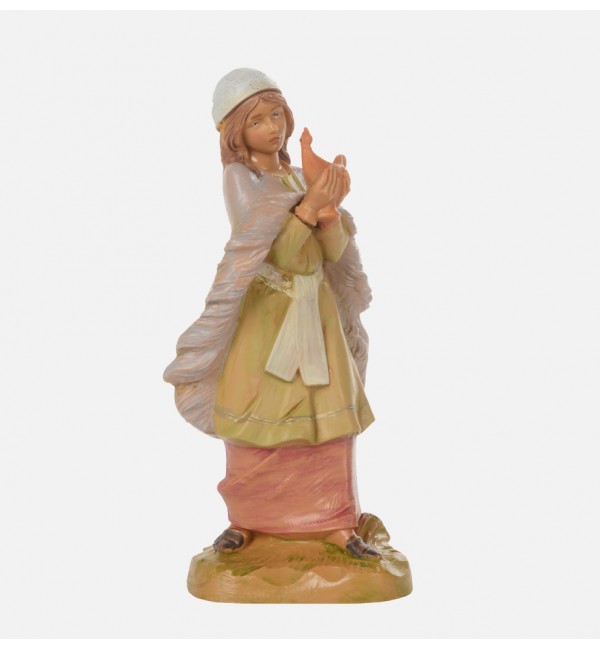 Pastorella (298) per presepe 12 cm 